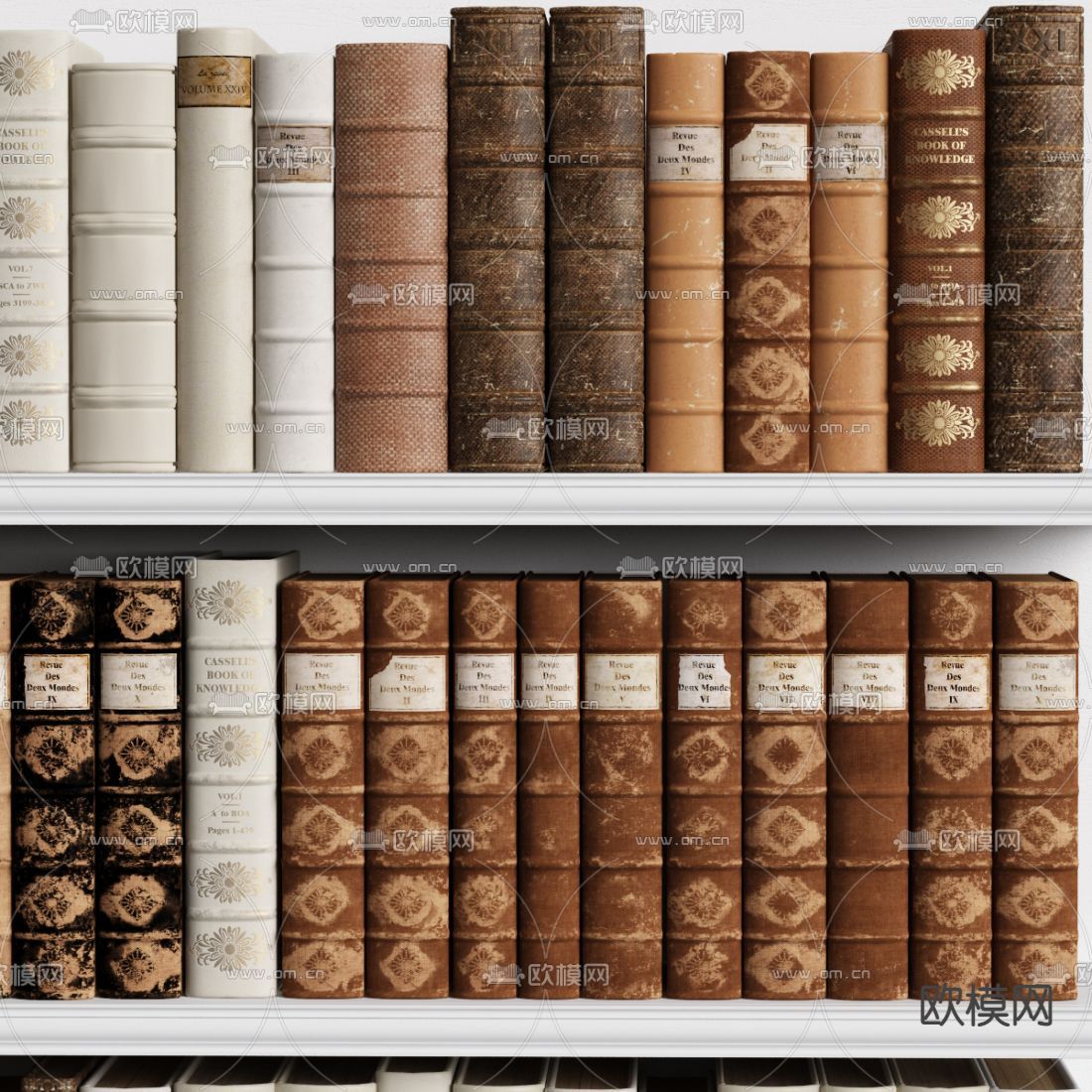 欧式书籍3d模型下载（渲染图3）