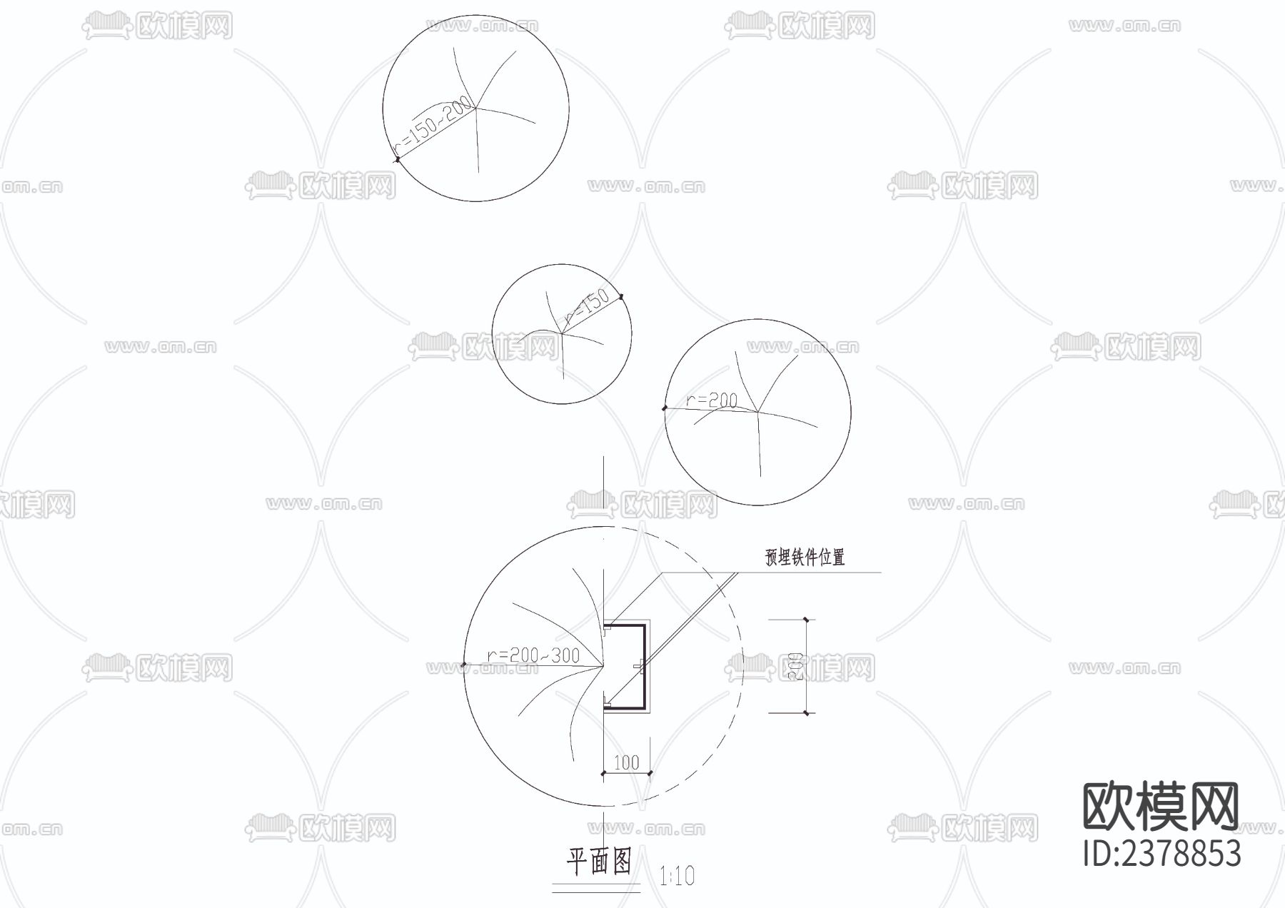 荷花汀步节点大样下载（渲染图1）