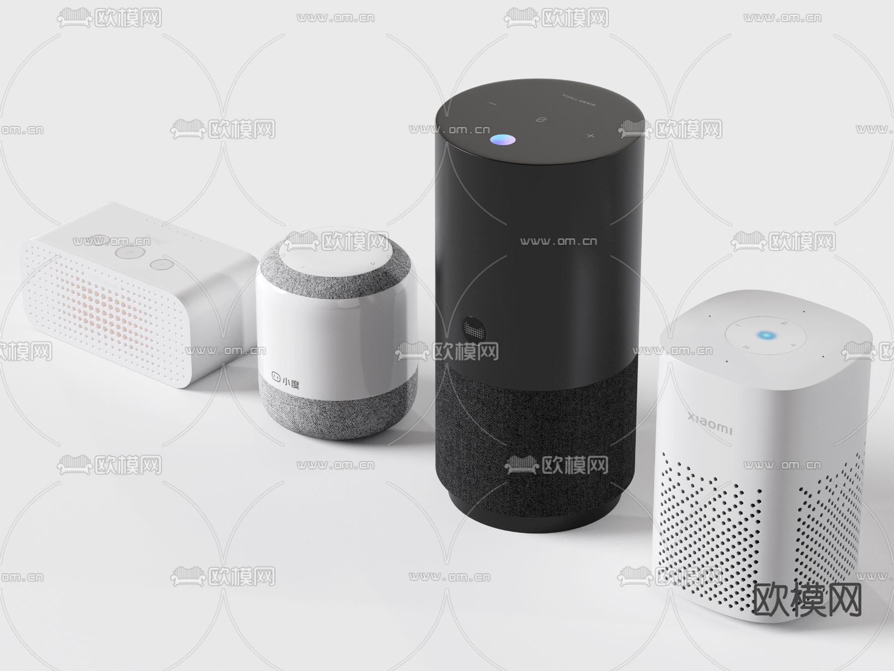 智能音箱3d模型下载