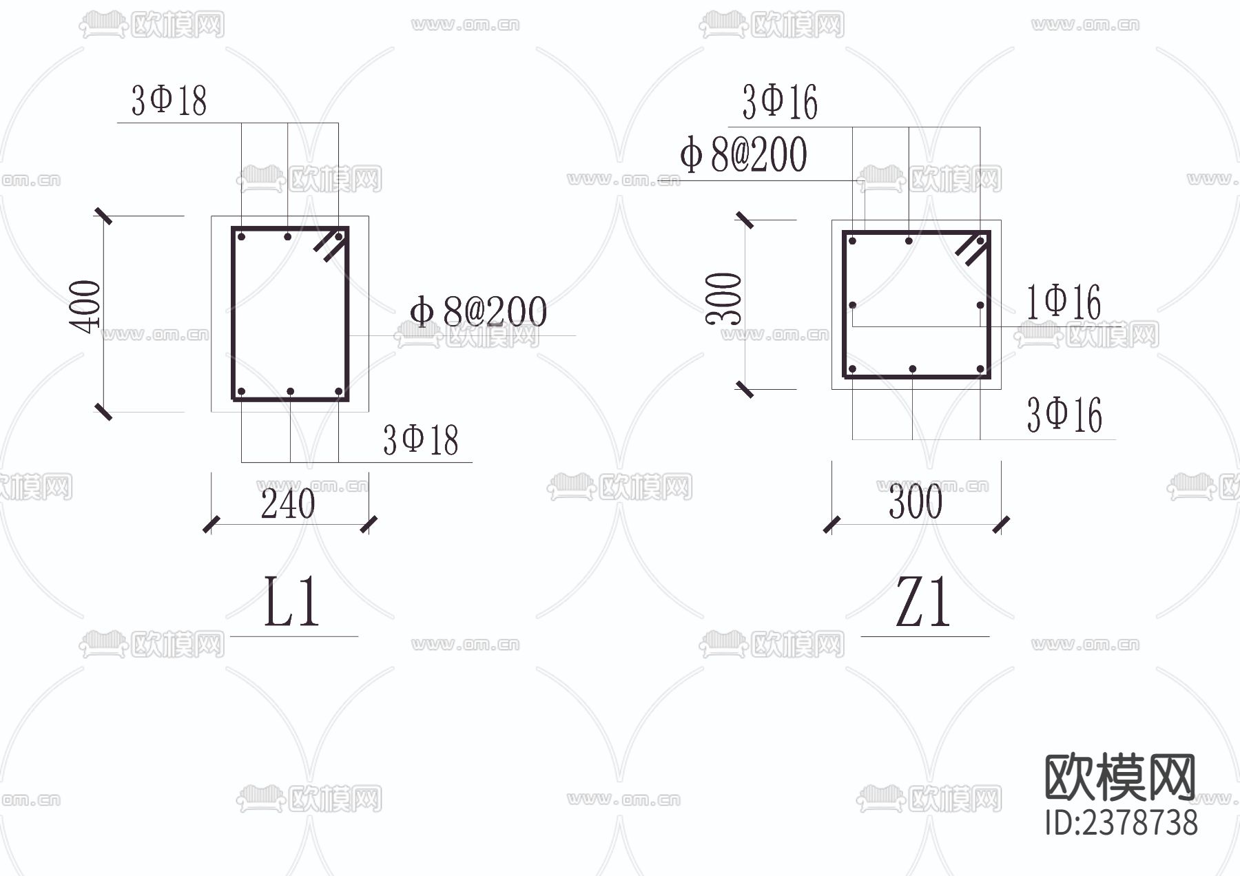 叠泉假山详图节点大样下载（渲染图1）