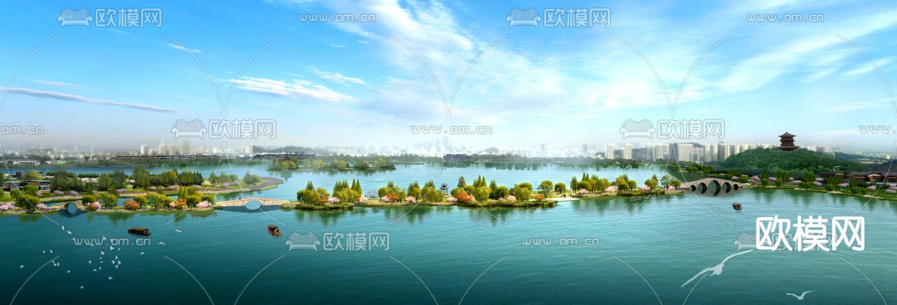 大海 岛屿鸟瞰psd下载