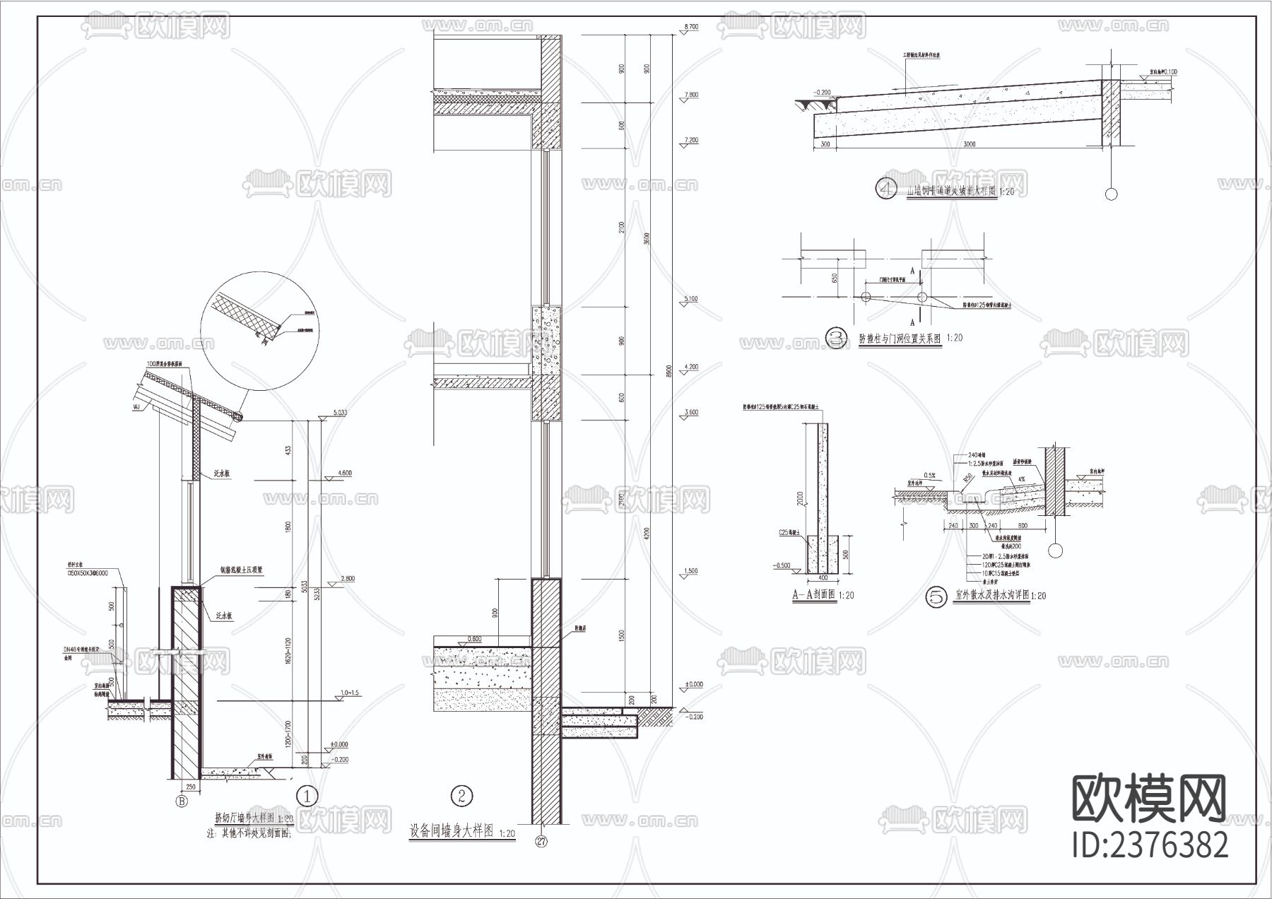 牧场挤奶厅CAD施工图下载（渲染图7）