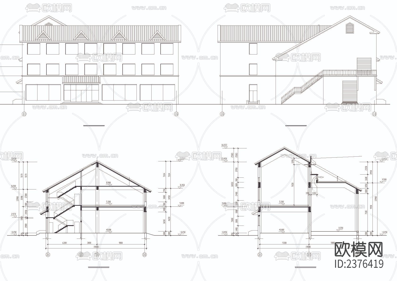变电站CAD施工图下载（渲染图3）