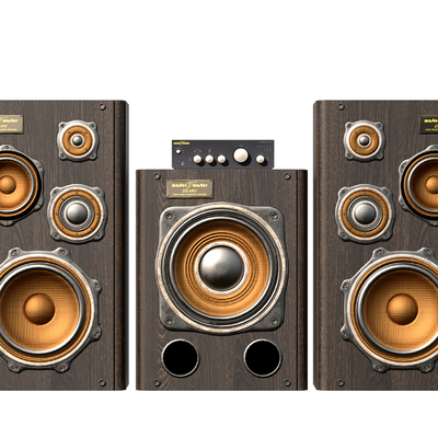  现代音箱su模型 