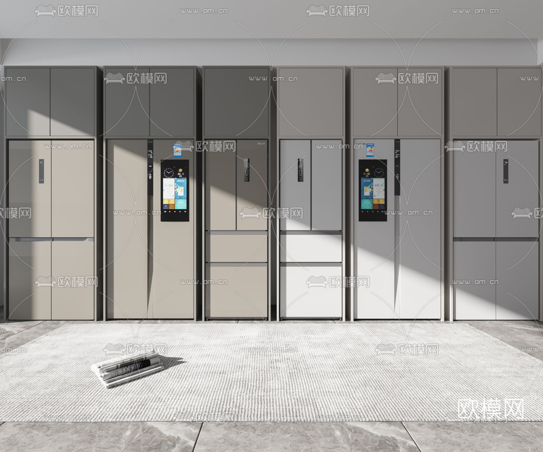 冰箱3d模型下载