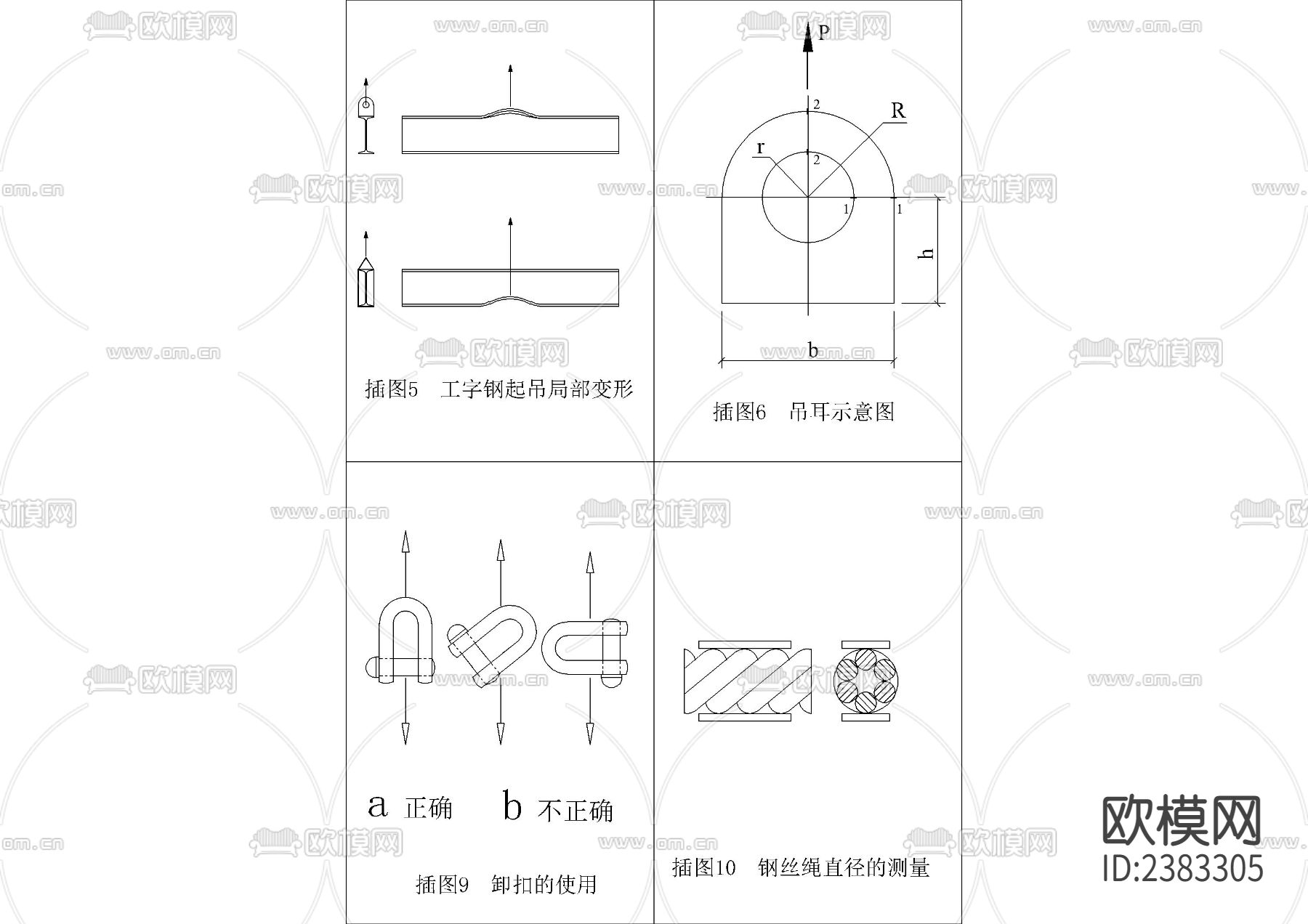 起重基础知识插图CAD施工图下载（渲染图3）