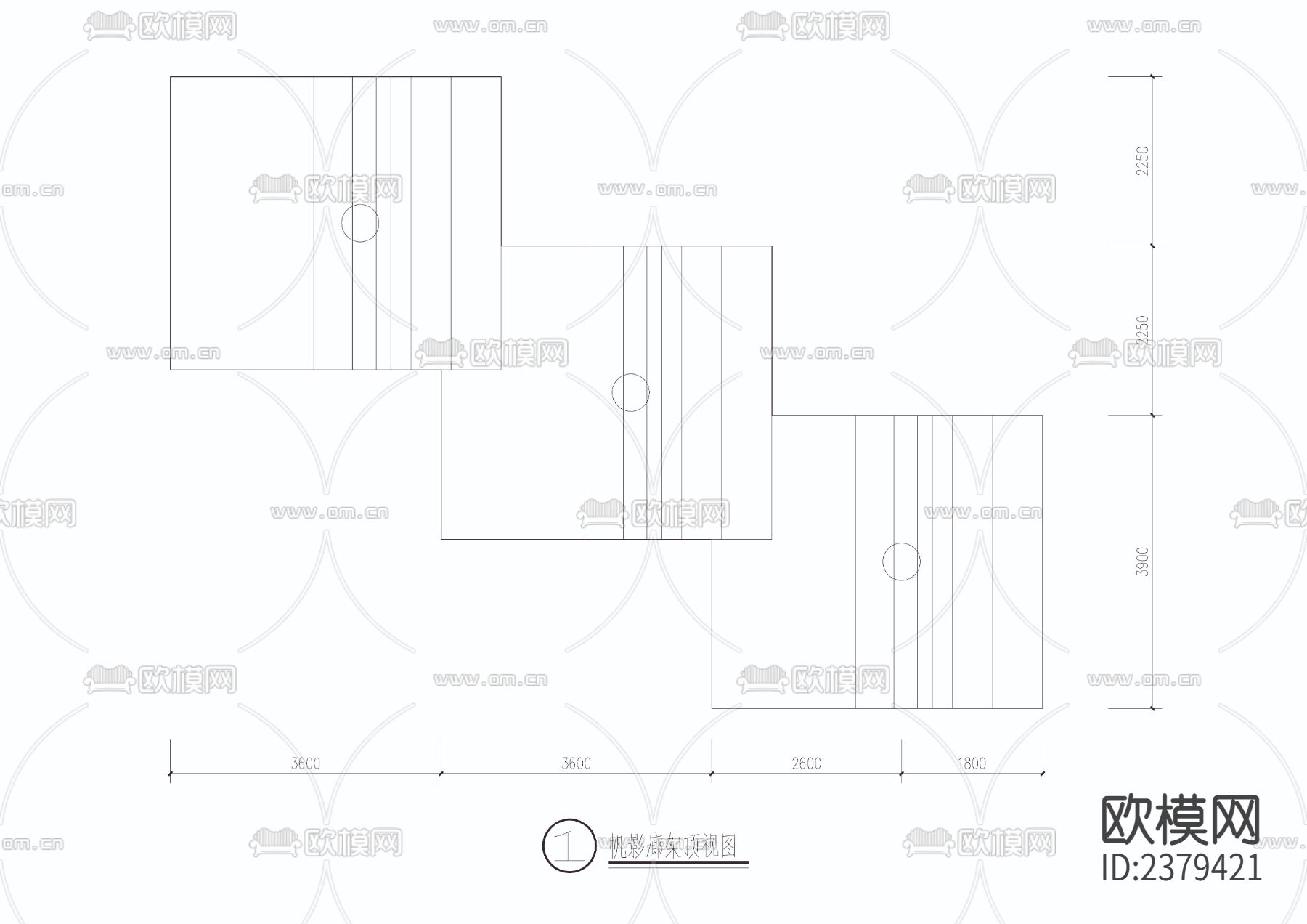 帆影廊架CAD节点大样下载（渲染图1）