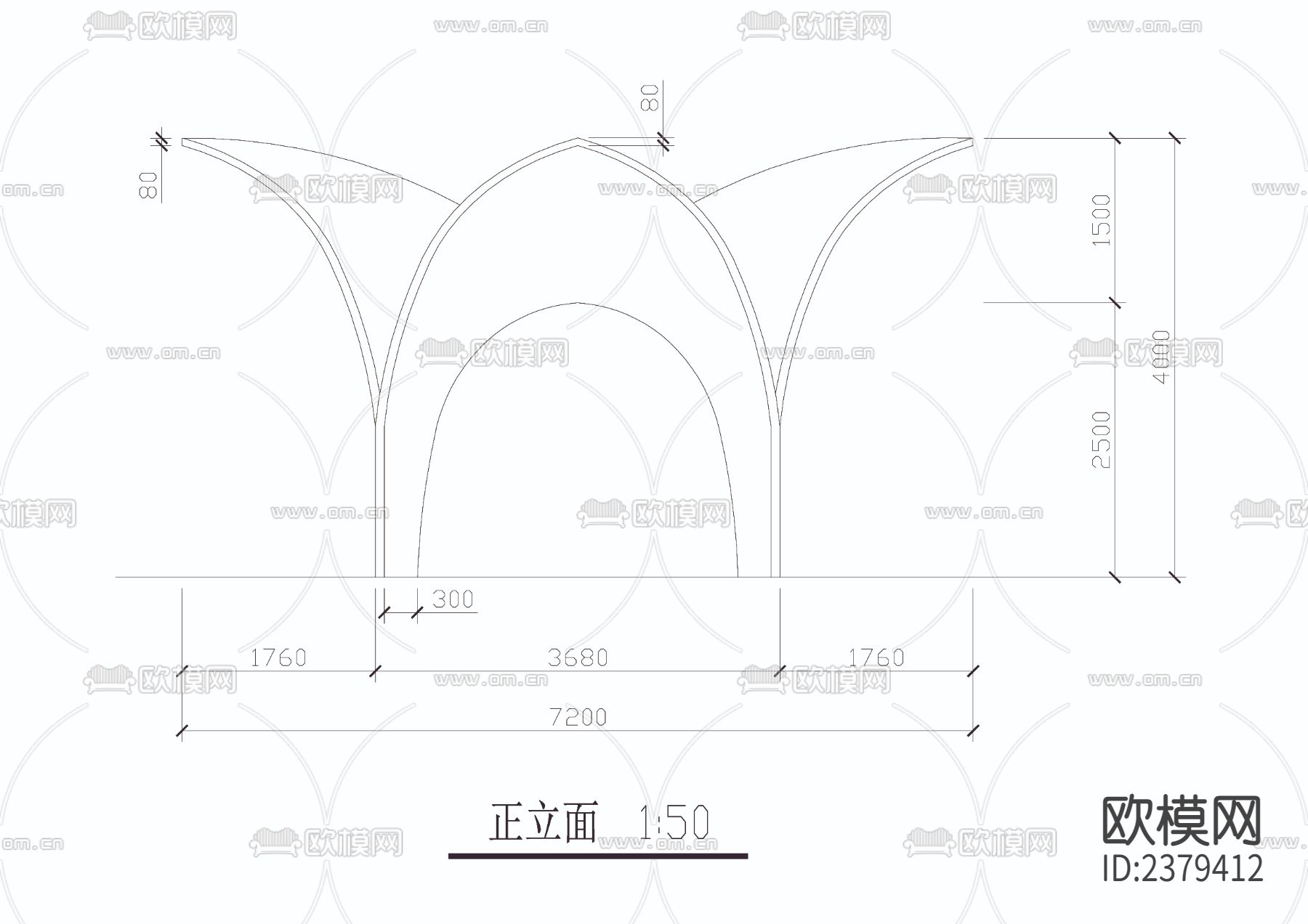 贝壳亭CAD节点大样下载（渲染图2）