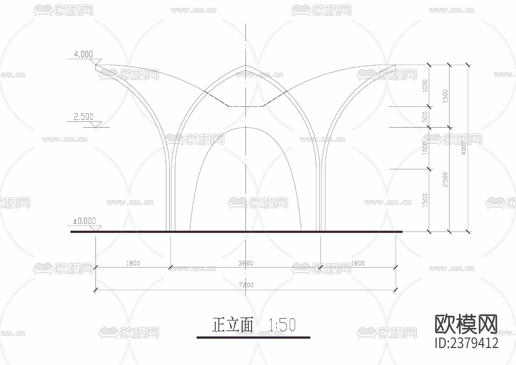 贝壳亭CAD节点大样下载（渲染图3）