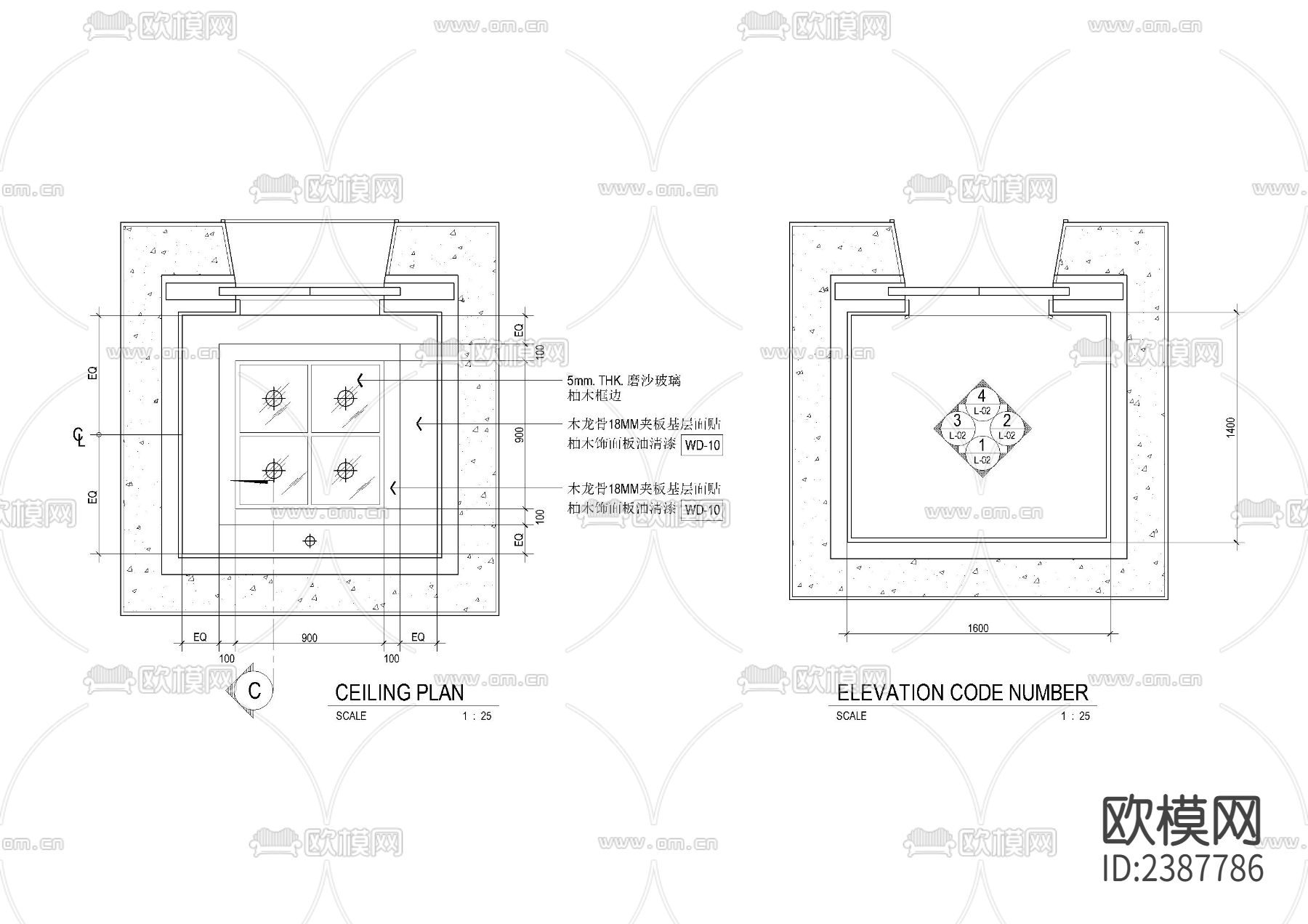 电梯骄厢CAD节点大样下载（渲染图1）