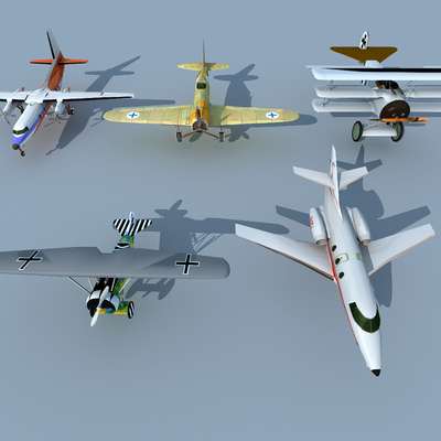  现代军事飞机su模型 