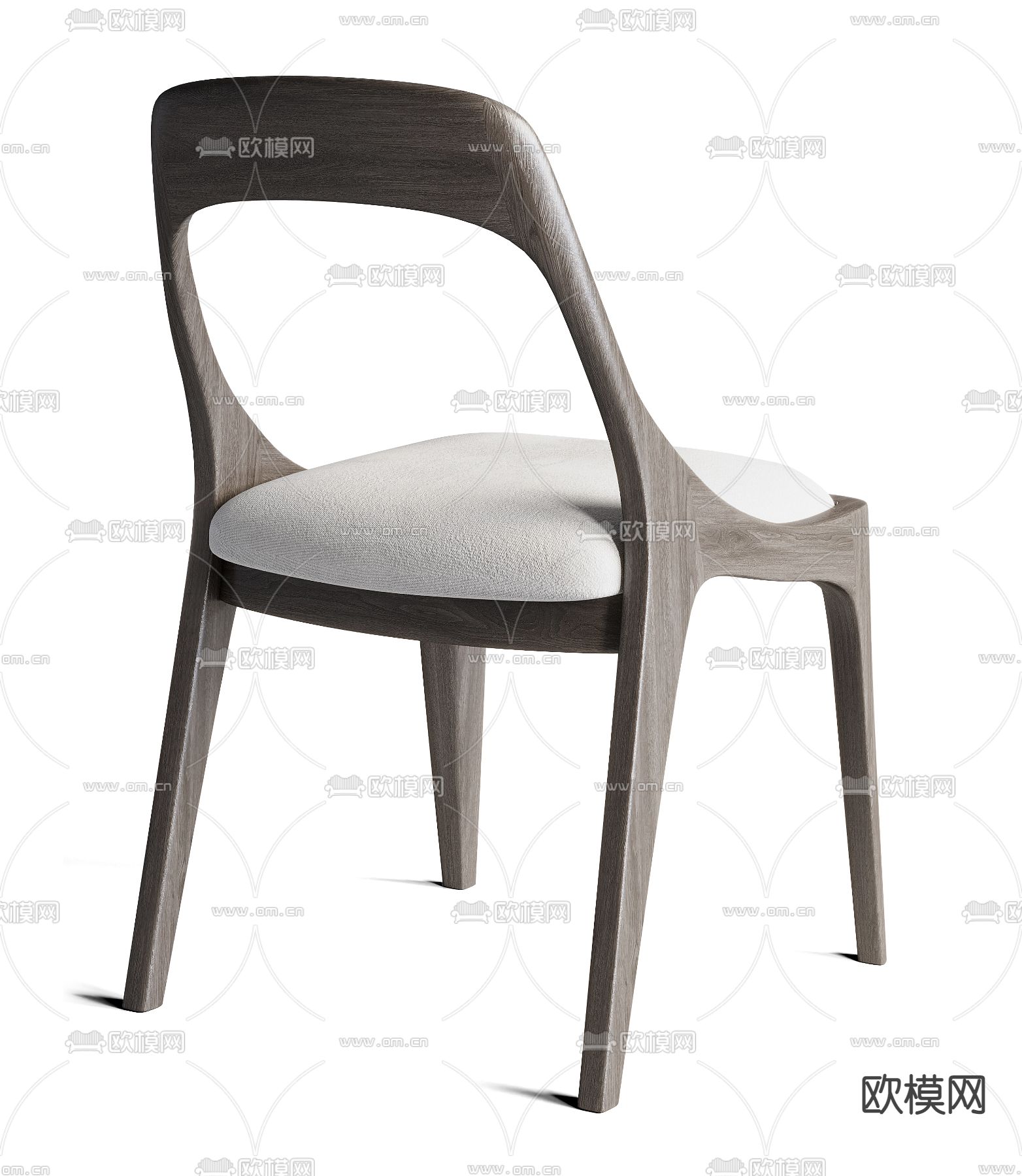 Poliform单椅 餐椅子3d模型下载（渲染图3）