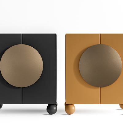 现代床头柜su模型