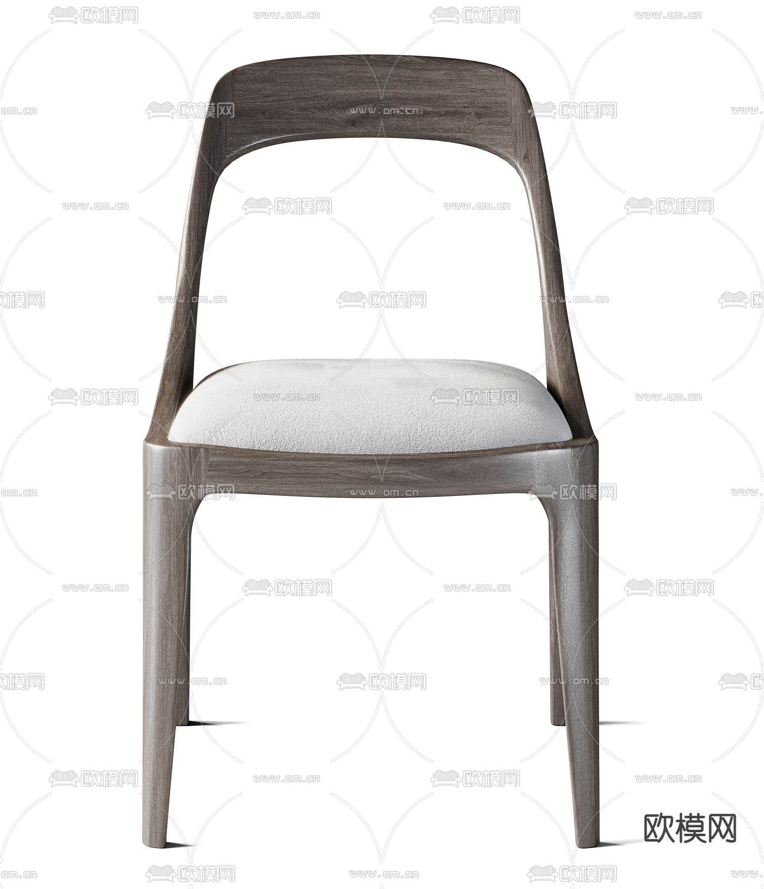 Poliform单椅 餐椅子3d模型下载（渲染图2）