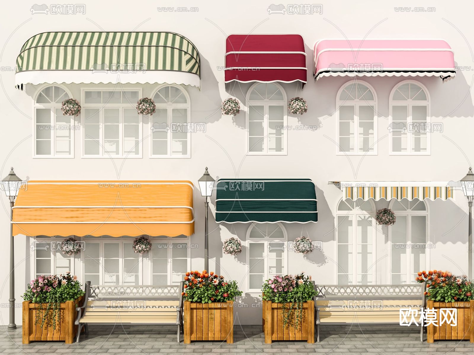 雨棚 遮阳棚 遮雨棚su模型下载_ID12213878_sketchup模型下载-欧模网