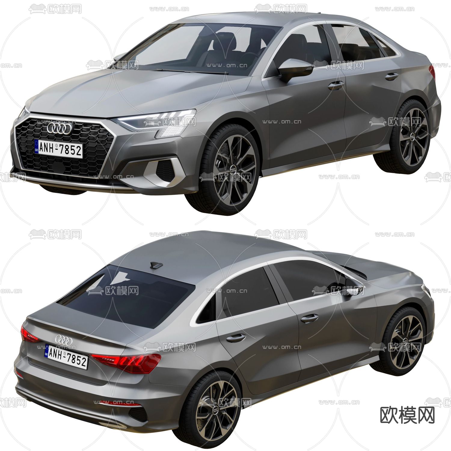 奥迪汽车 越野车3d模型