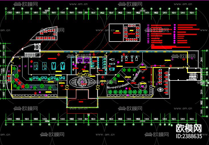 屋顶花园CAD施工图下载