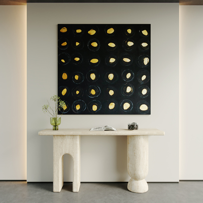 侘寂风装饰画 抽象画su模型