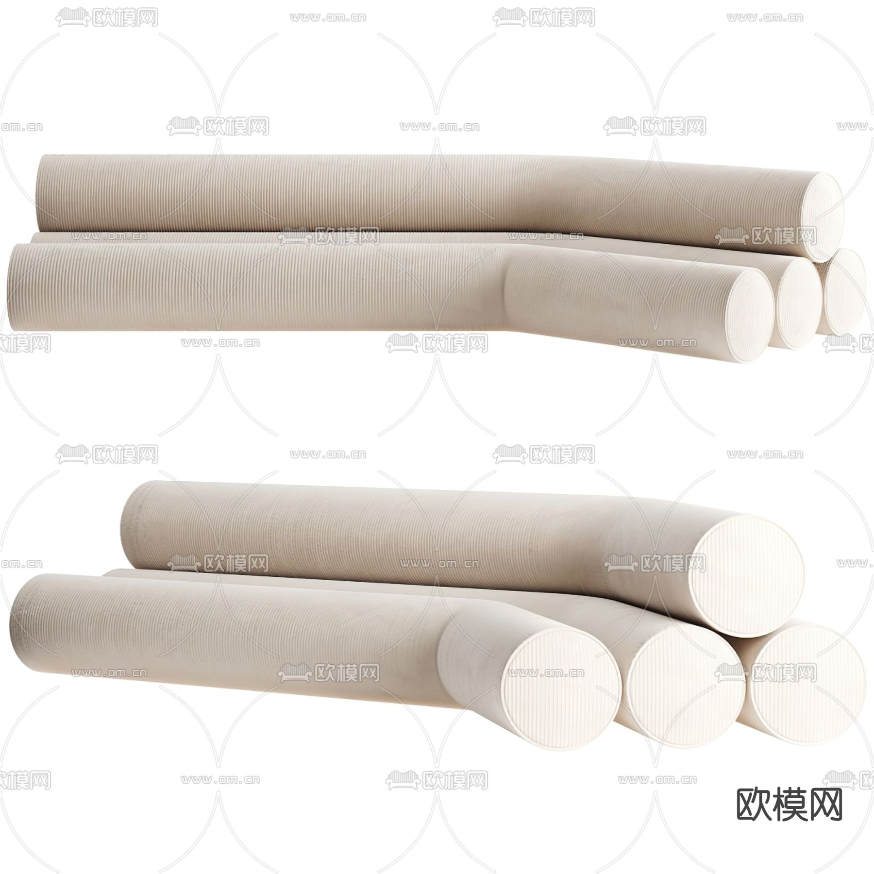 MISSANA 多人沙发 个性沙发3d模型下载