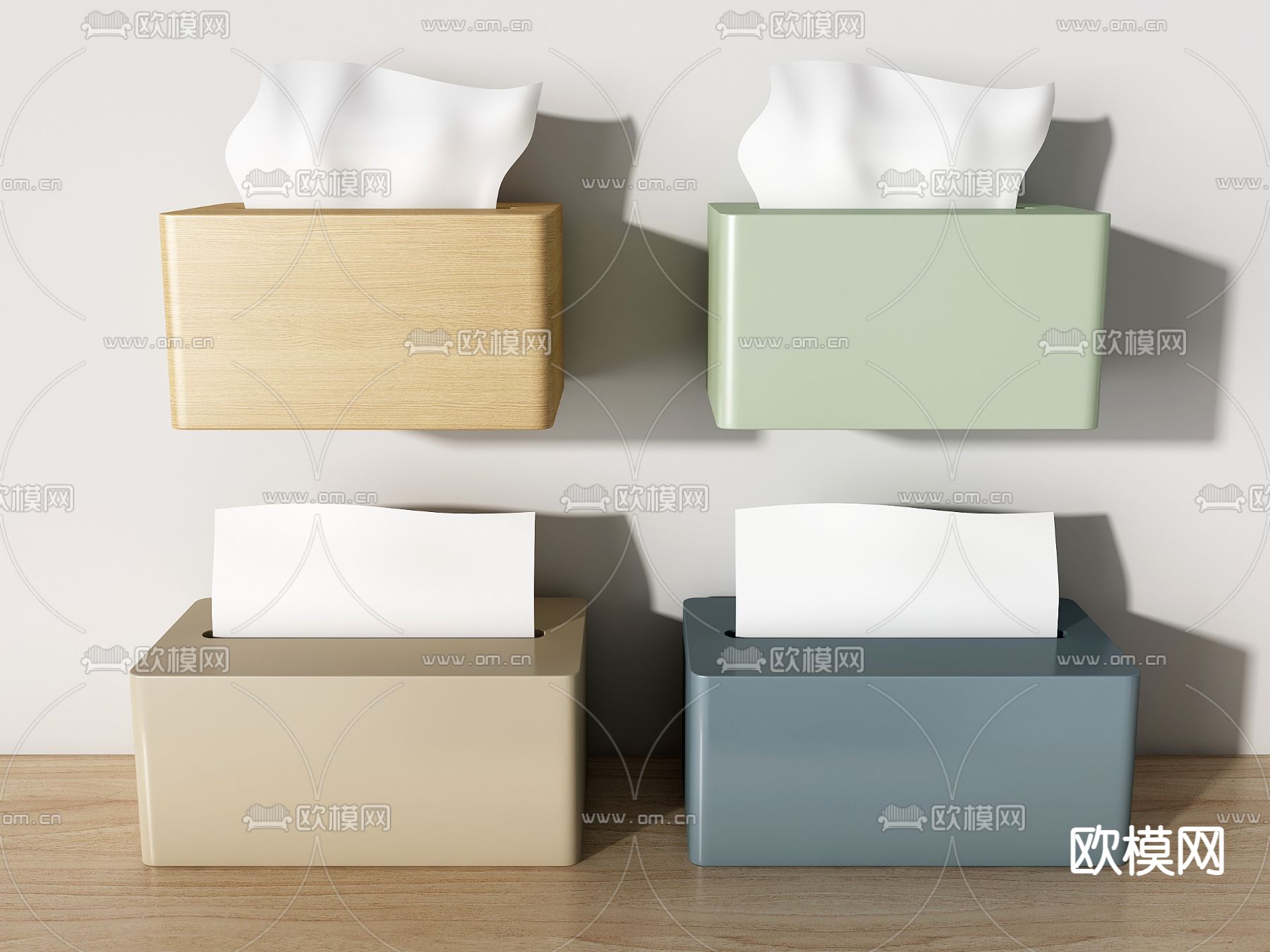 餐纸盒 纸巾盒 卫生纸3d模型下载