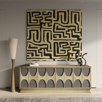 侘寂风装饰画su模型