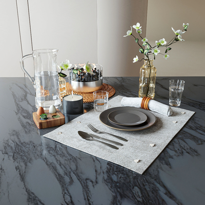  现代餐具su模型 