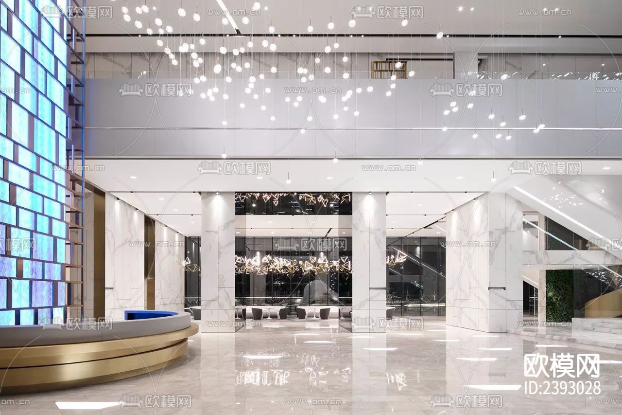 杭州壹号院美学馆CAD施工图下载（渲染图3）