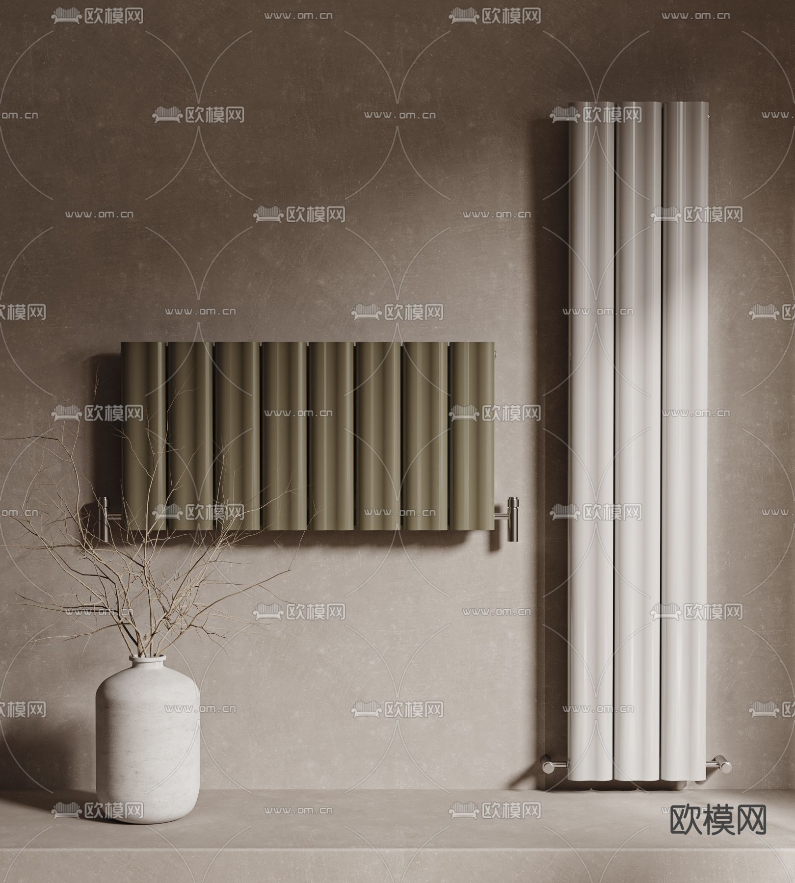 暖气片 取暖器3d模型下载（渲染图2）