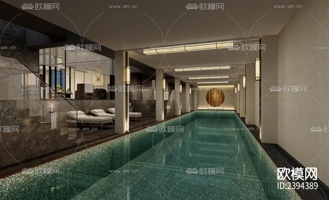 别墅样板间cad施工图-免费3dmax模型库-欧模网