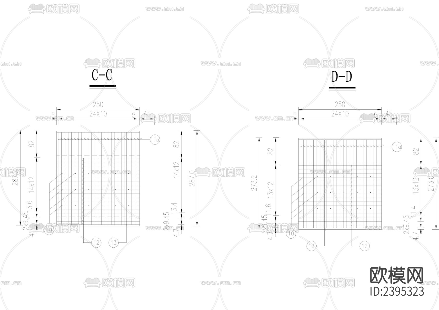 钢筋边跨合拢节点大样下载（渲染图2）