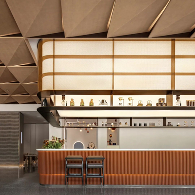 明德设计 售楼处前台