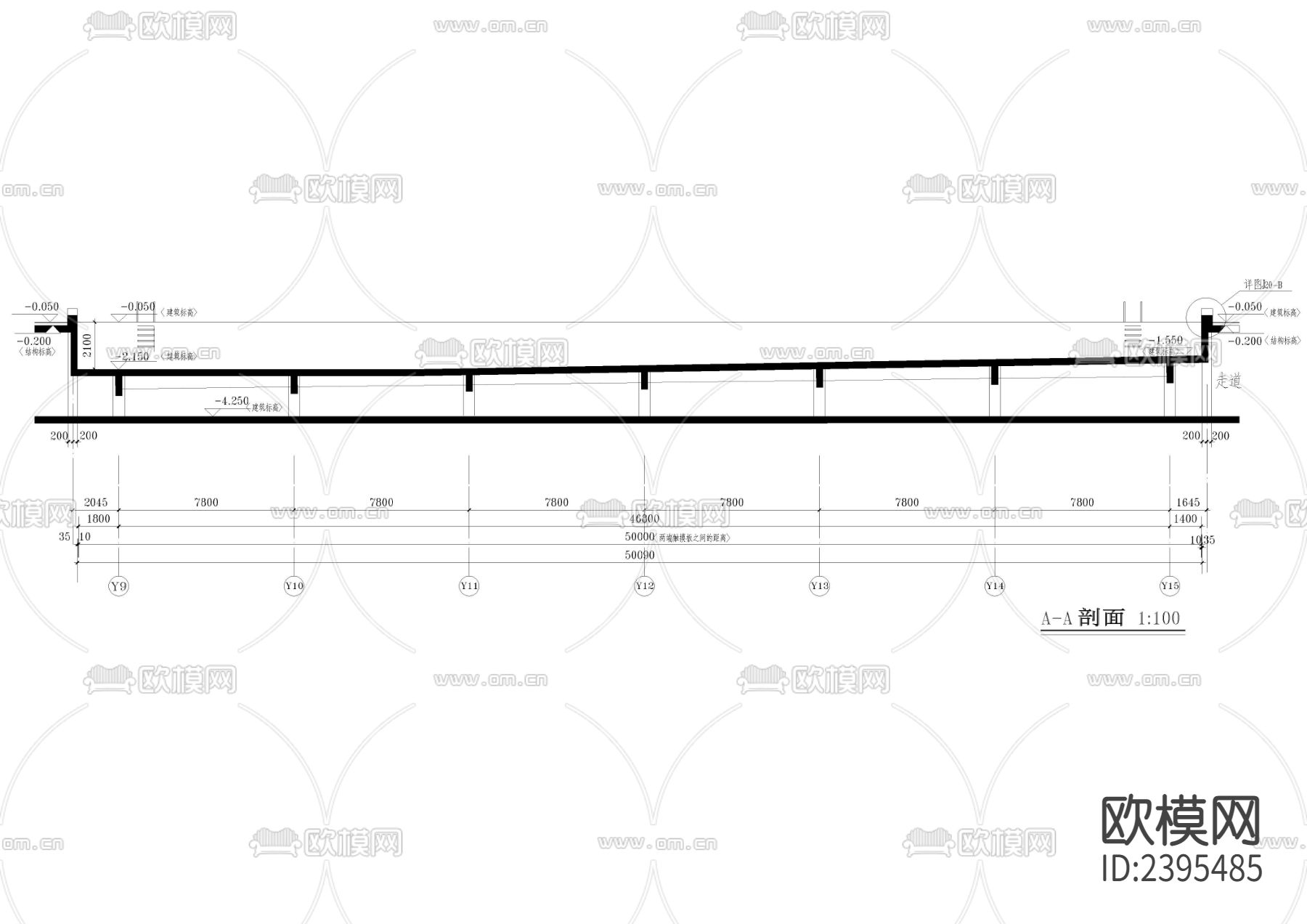 大学游泳馆 游泳池CAD节点大样下载（渲染图4）