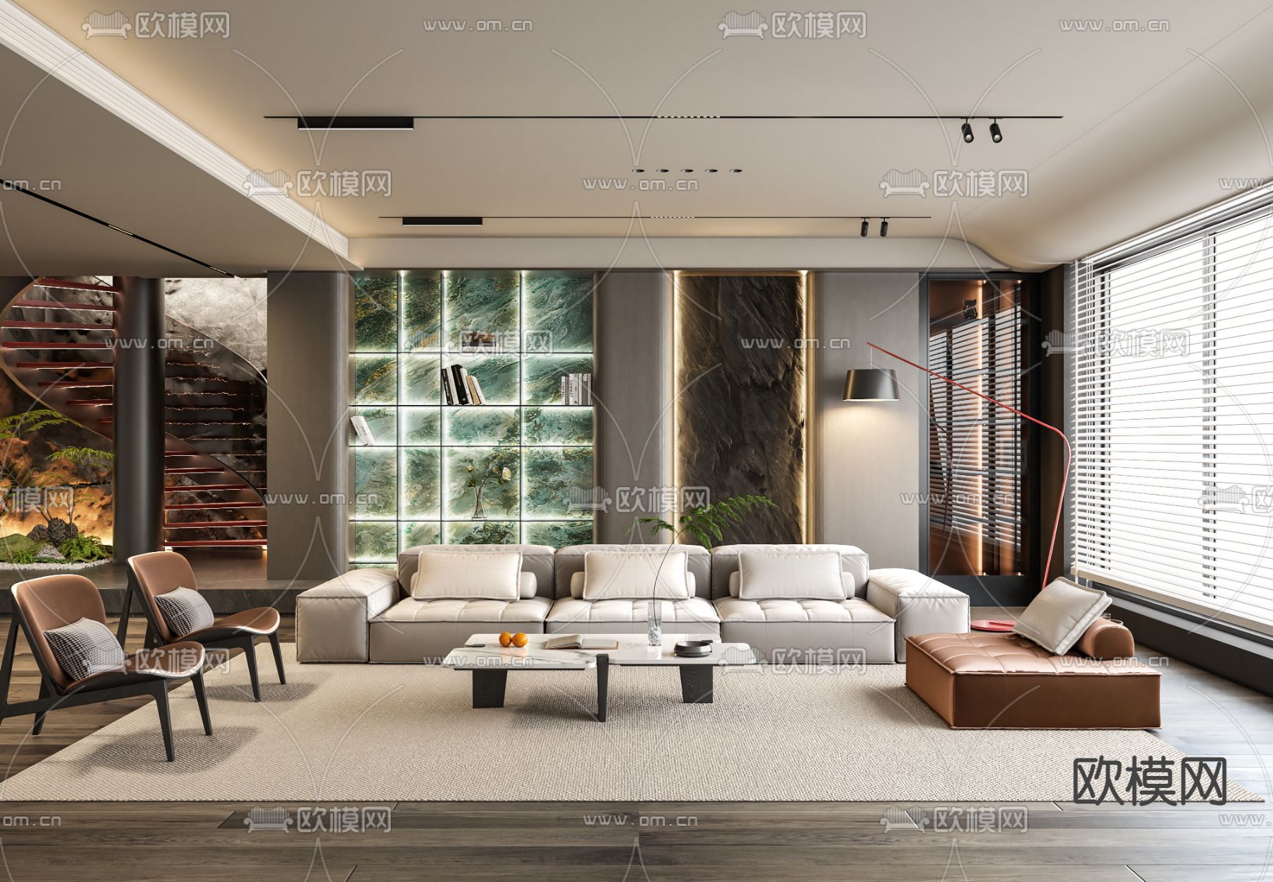 简约客厅3d模型