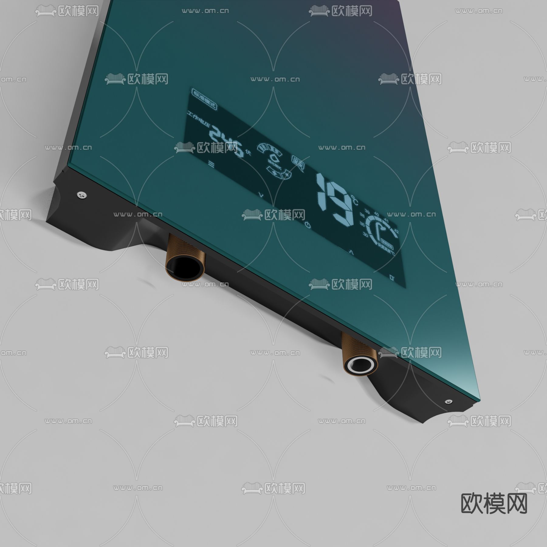 现代卫生间电热水器su模型