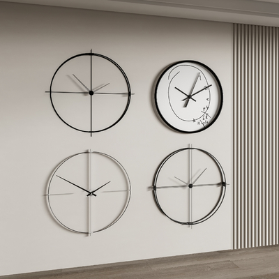  圆形时钟 挂钟su模型 