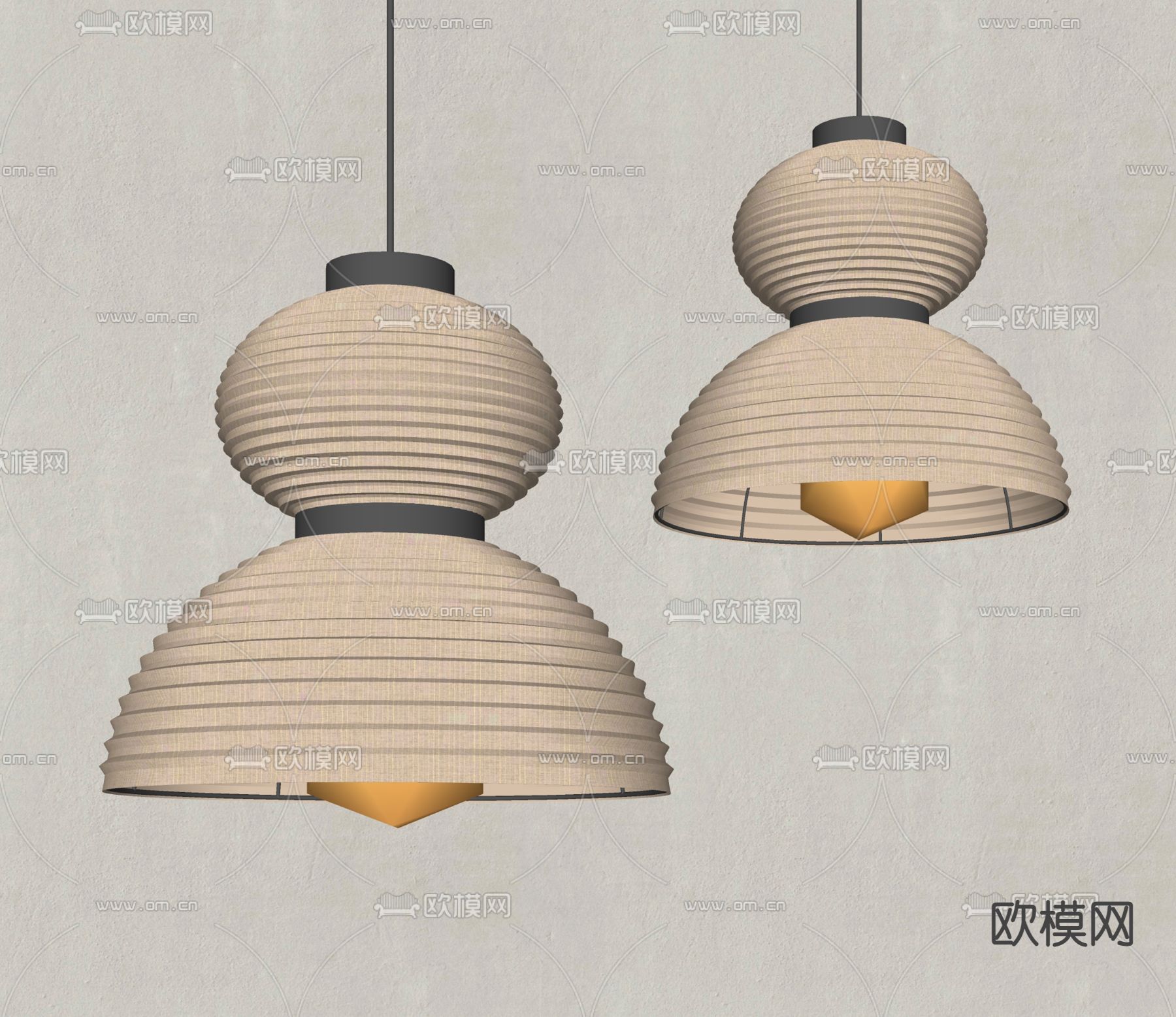 Tradition 吊灯su模型下载（渲染图2）