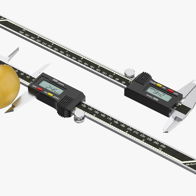  现代游标卡尺 柠檬su模型 