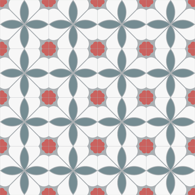  北欧风花砖贴图 