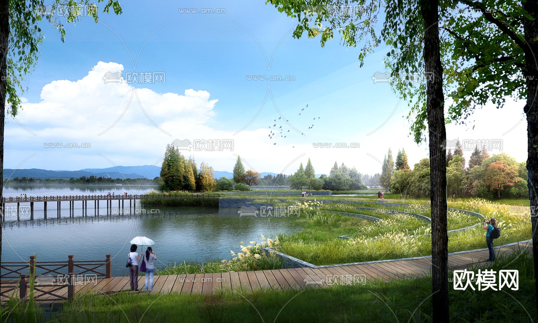 园林景观psd下载