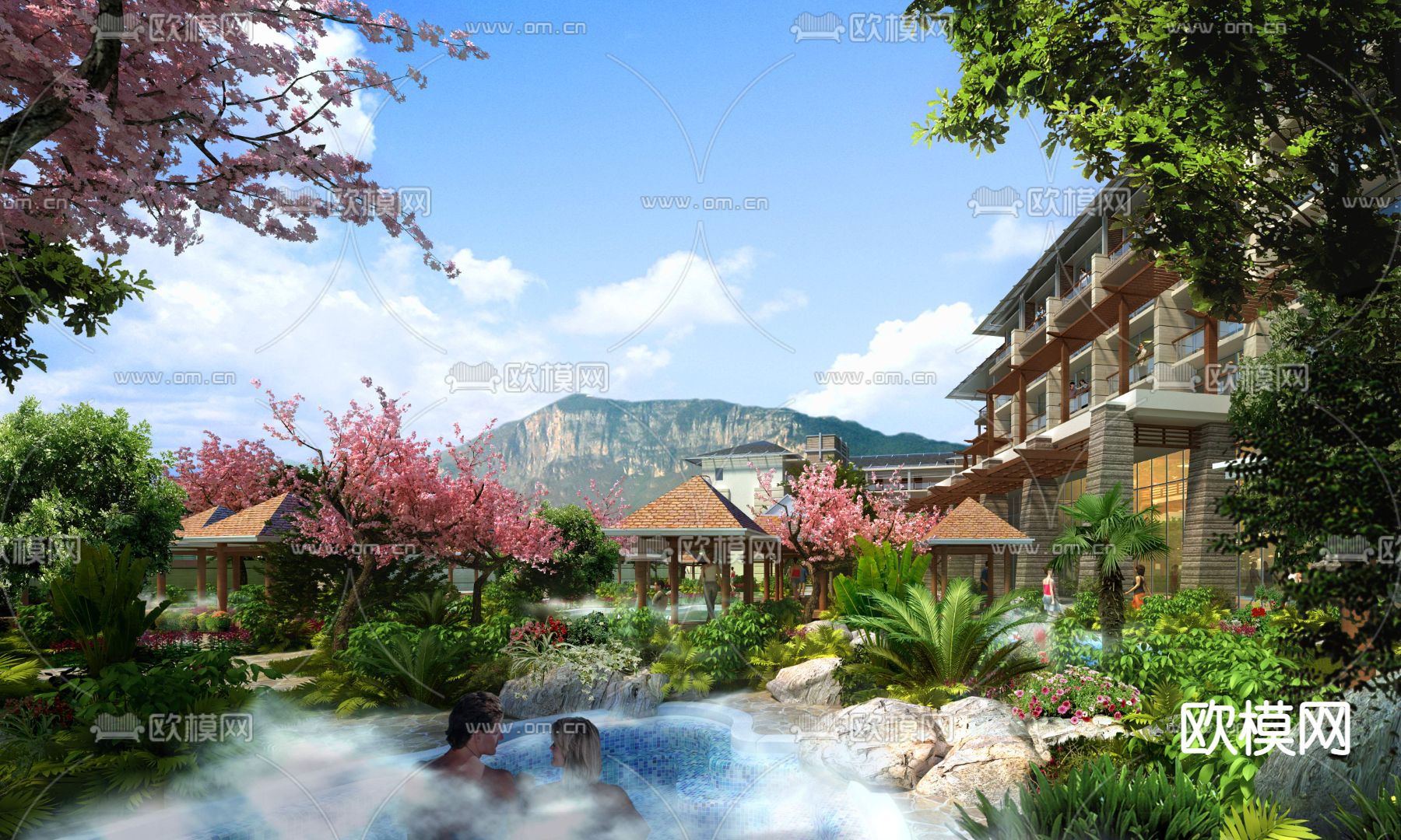 园林景观psd下载