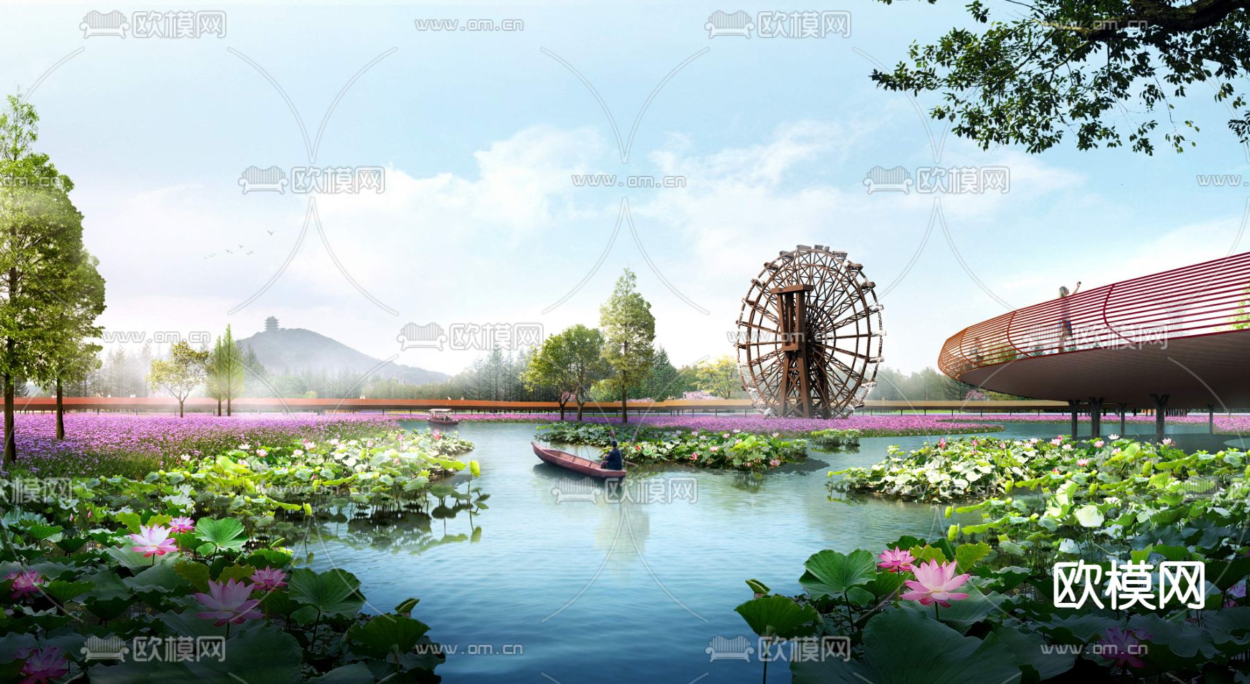 园林景观psd下载