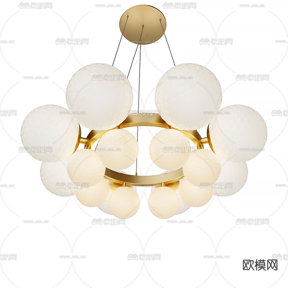 现代球形吊灯su模型下载_ID12215248_sketchup模型下载-欧模网