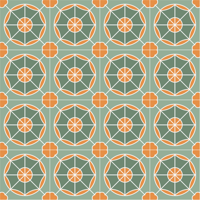  北欧风花砖贴图 