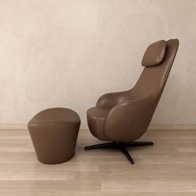  皮革大班椅 老板椅 办公椅su模型 