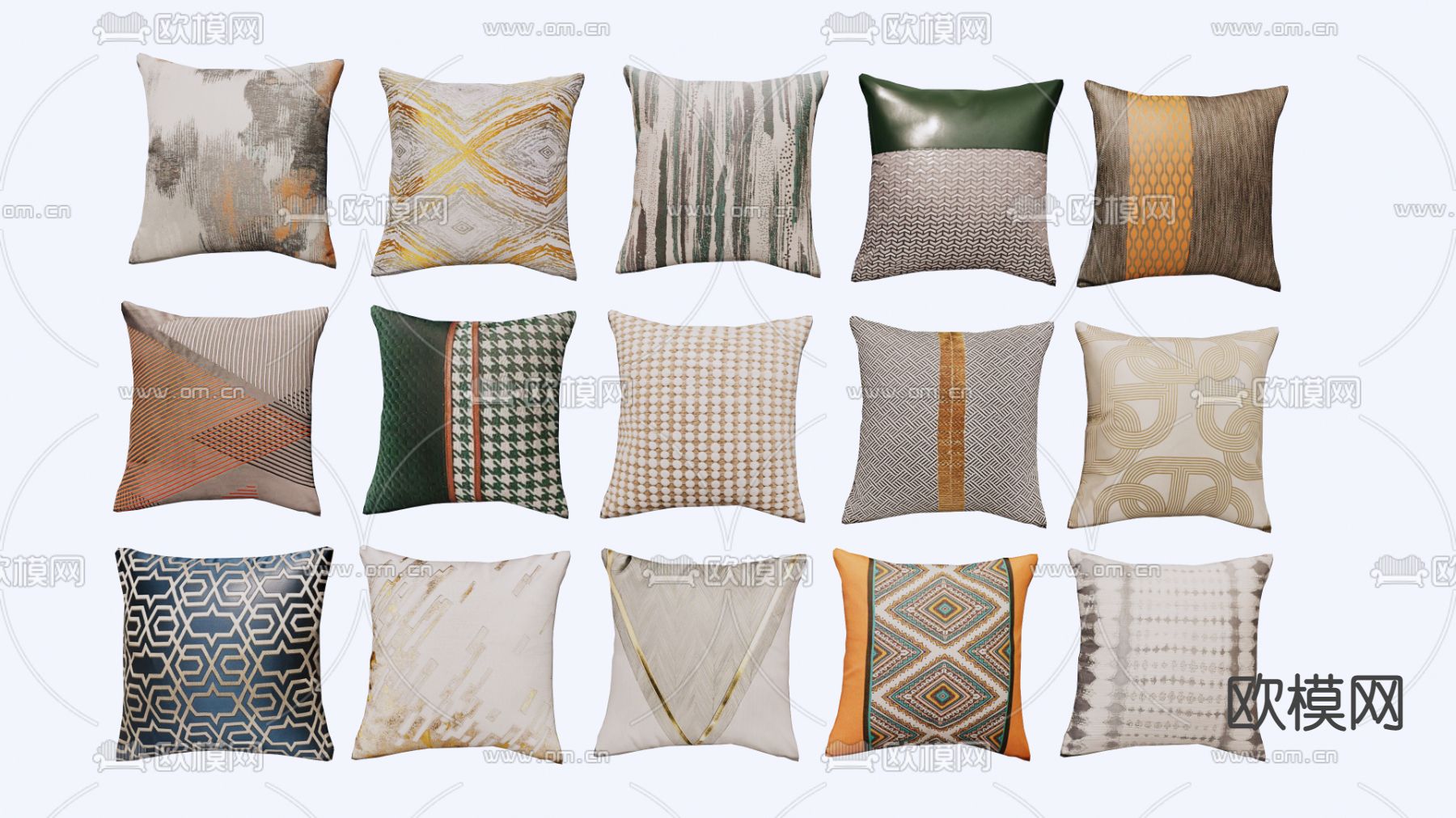 抱枕 靠枕 枕头su模型下载（渲染图1）