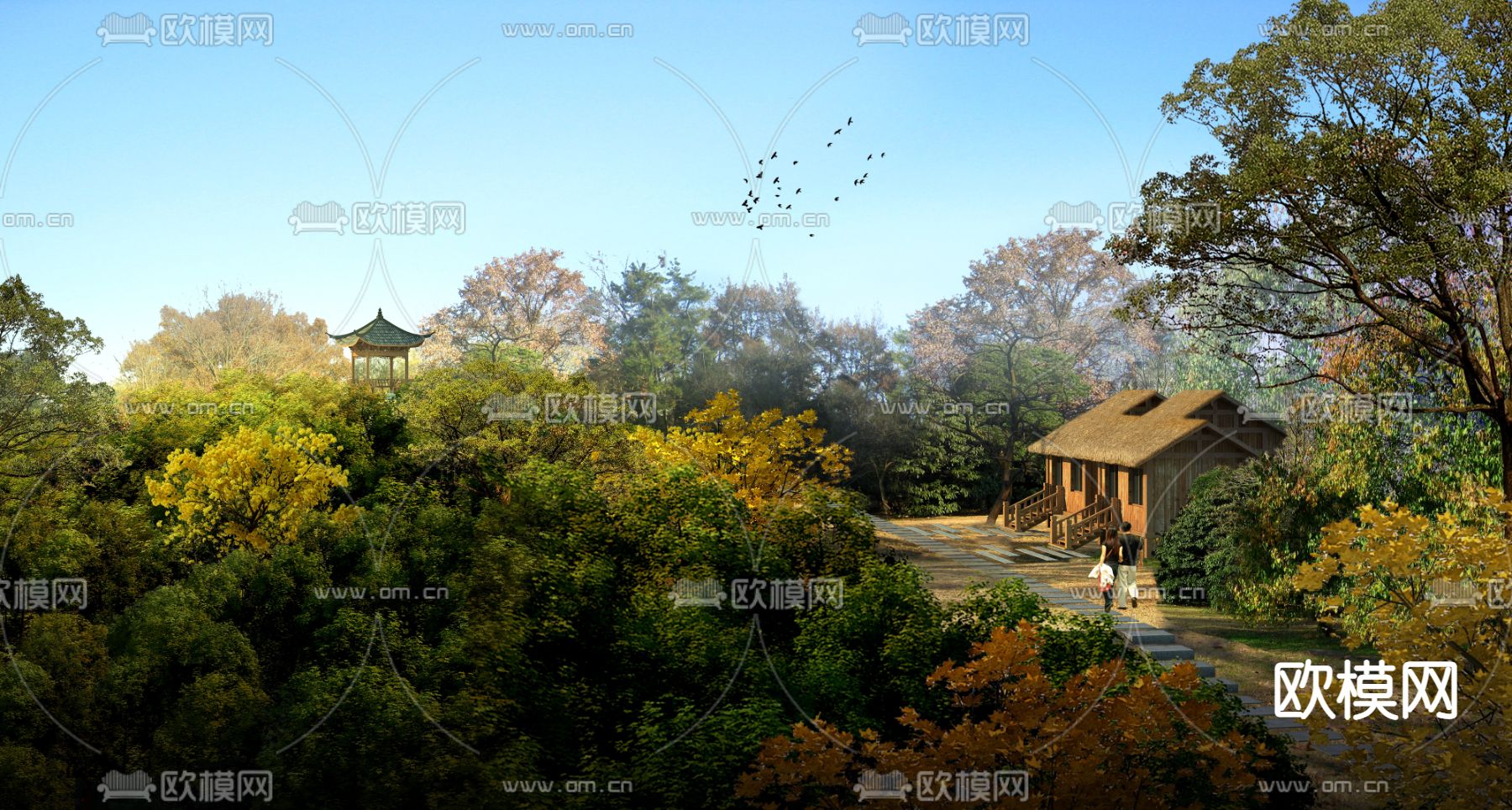 山体自然景观psd下载