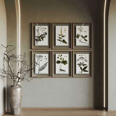 新中式装饰画 挂画su模型