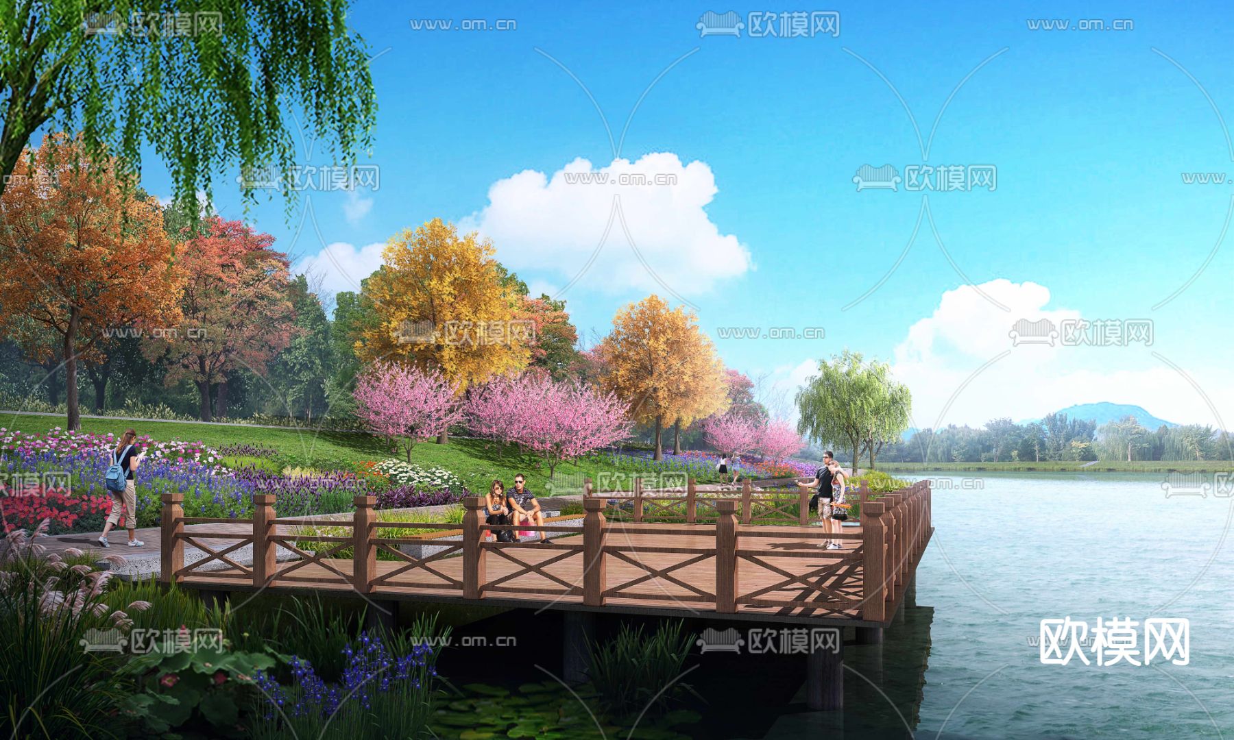 园林景观psd下载