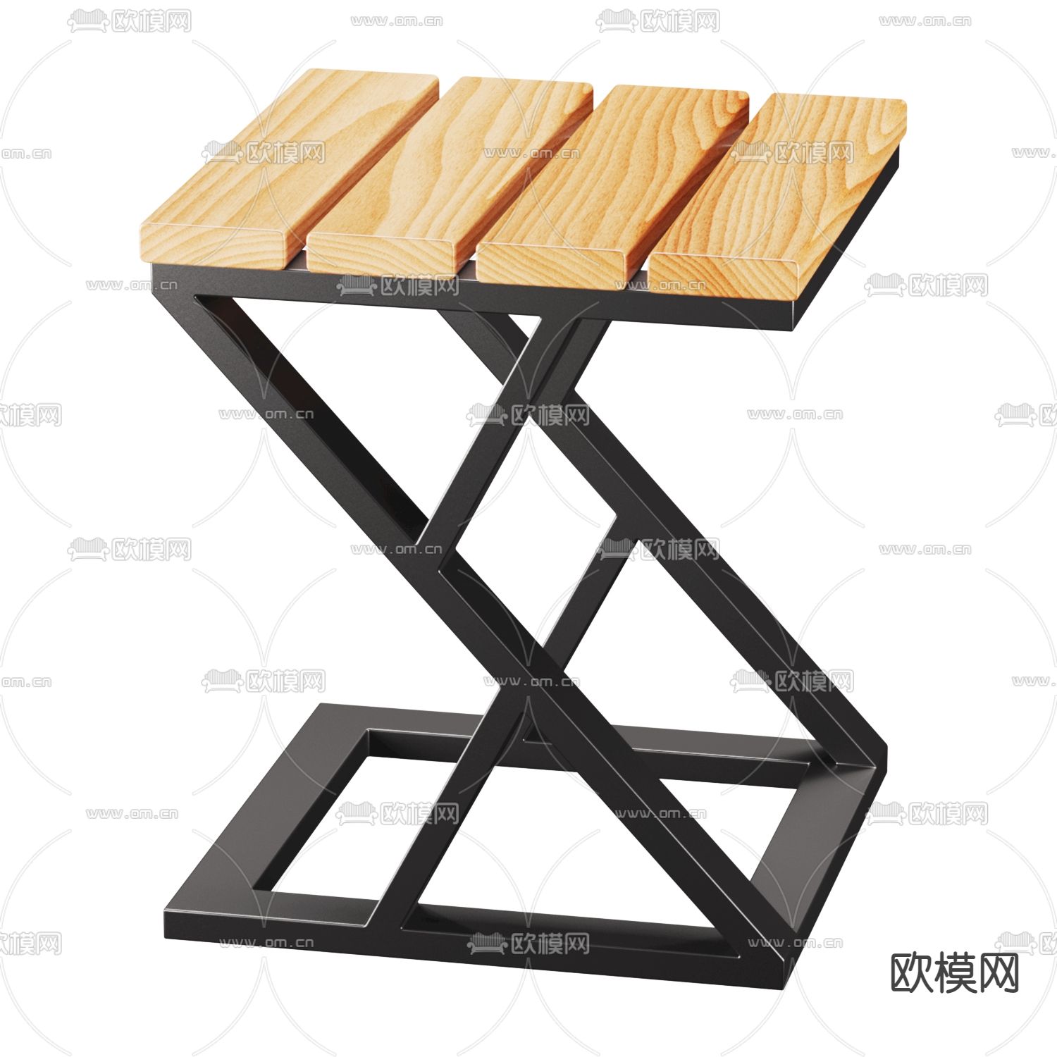 北欧户外凳3d模型下载