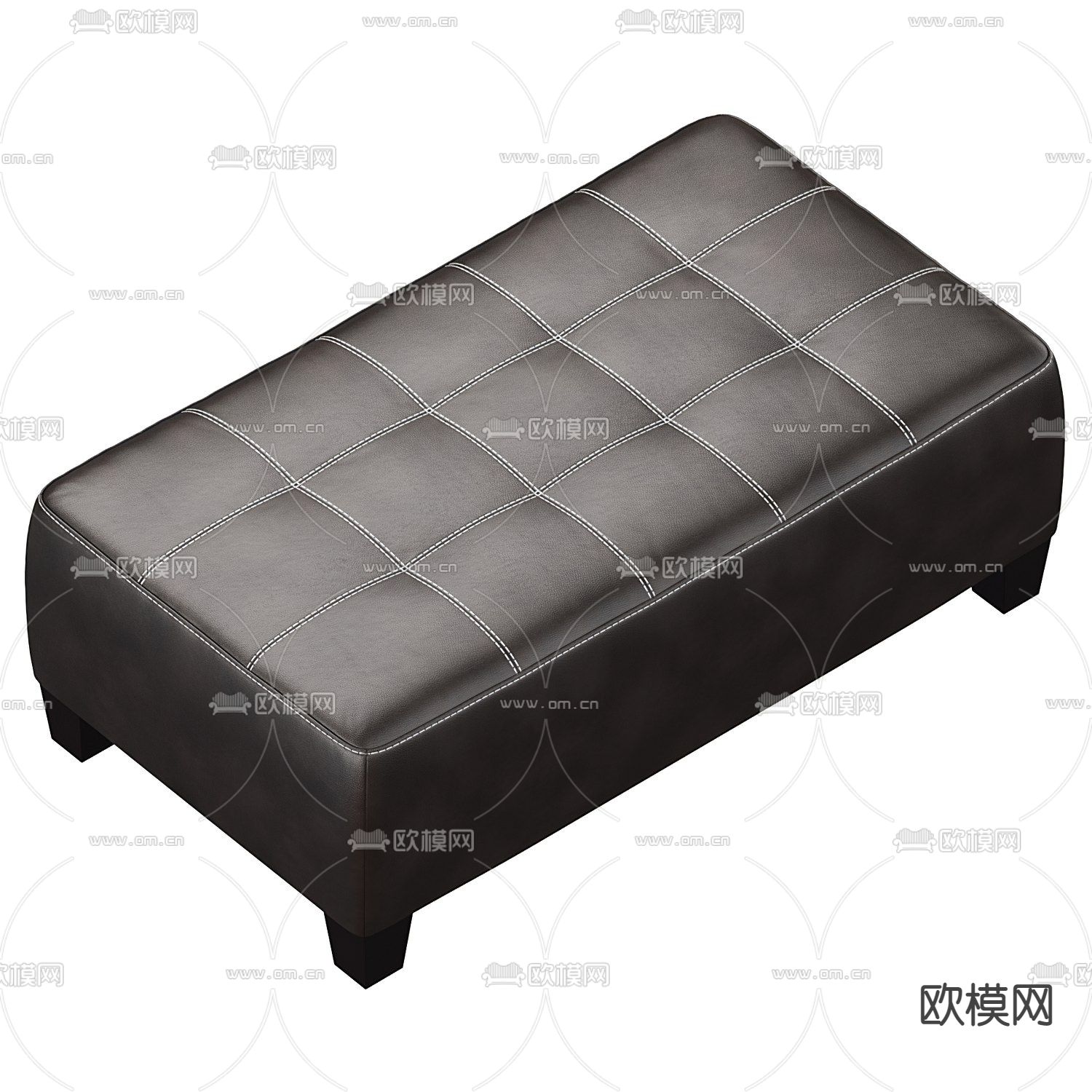 B&B Italia 脚踏3d模型下载（渲染图1）